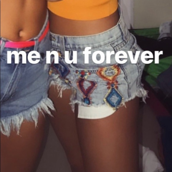 LF Carmar Jean embroidered shorts - Picture 2 of 5